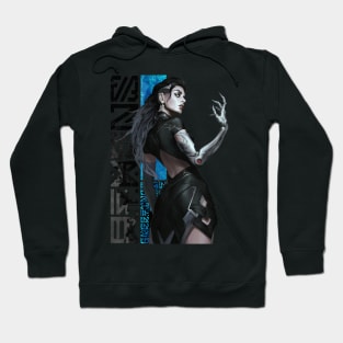 Cyberpunk Warrior Gril Hoodie